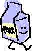 smiling milk carton
