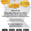 Brain Injury Discussion with Dr. Charles Tator flyer